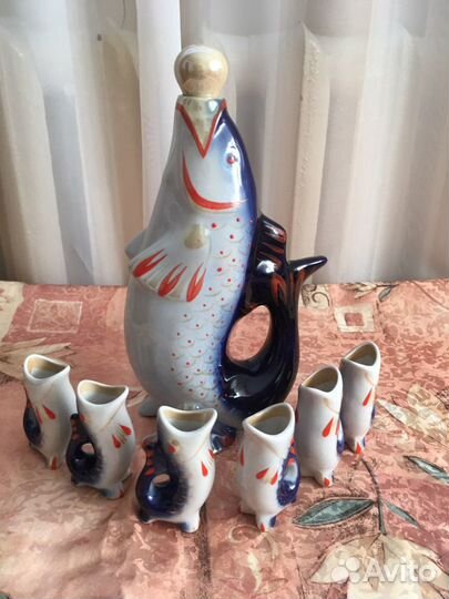 Графин со стопками «Рыбка»