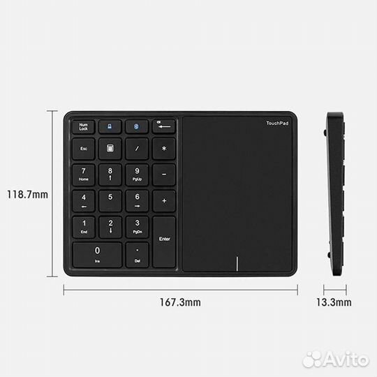 Беспроводная клавиатура с тачпадом