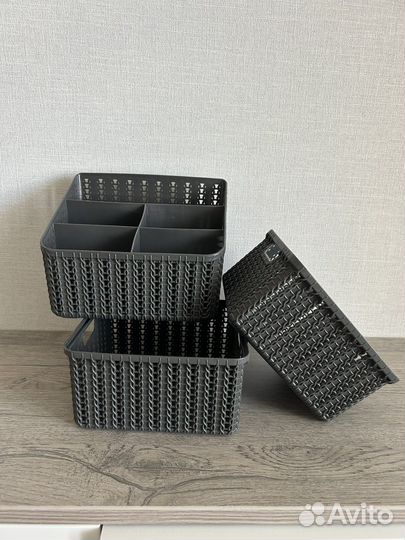 Набор контейнеров для косметики или специй, 3шт