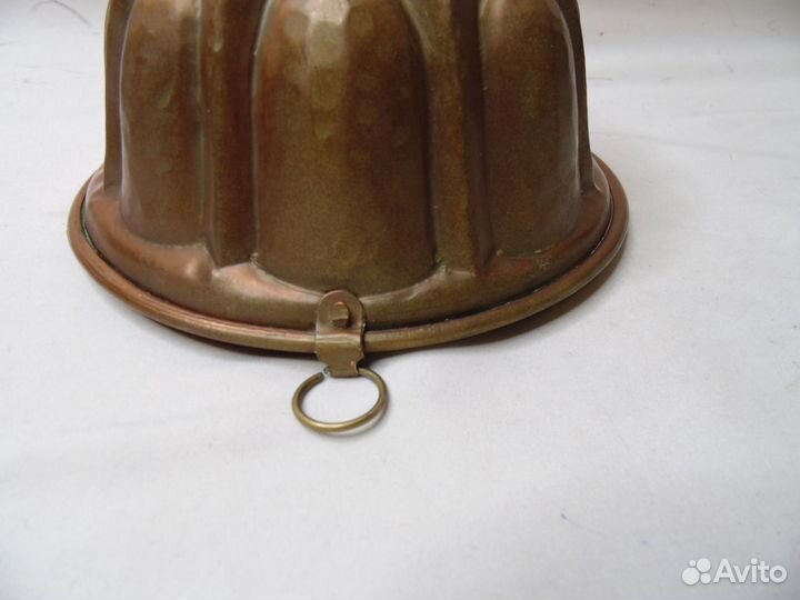 Антиквариат из Европы.Стар форма для выпечки Медь