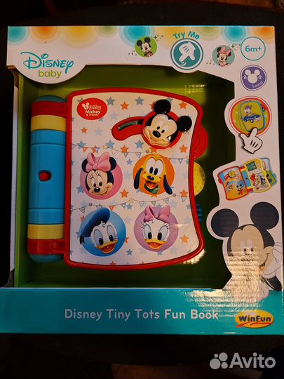 Детская Интерактивная книга Disney