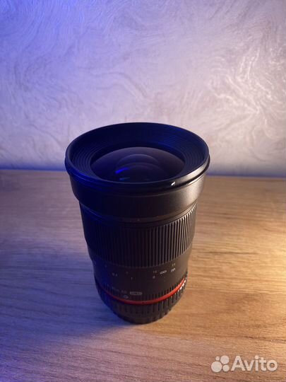 Объектив samyang 35mm 1.4F Canon EF