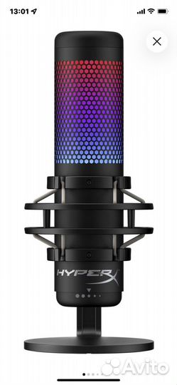 Микрофон проводной HyperX QuadCast S