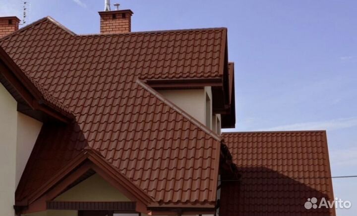 Металлочерепица кровля профнастил