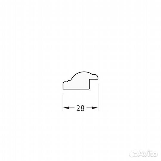 Зеркало Evoform Definite 108х58 BY 0725 в багетно