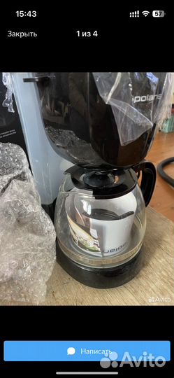 Кофеварка капельная Polaris PCM 1214