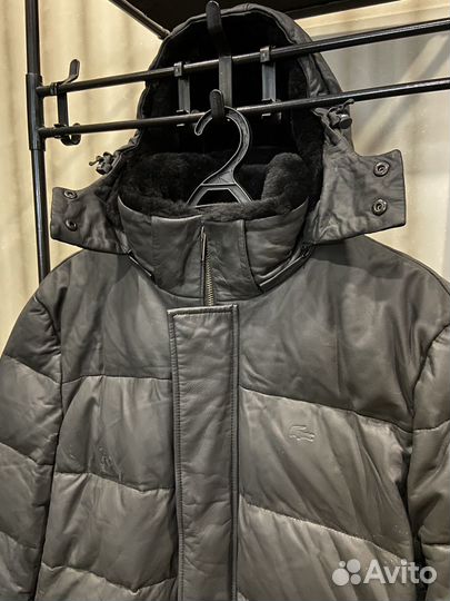 Кожаная куртка Lacoste оригинал