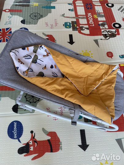 Шезлонг для новорожденных стульчик Kinderkraft