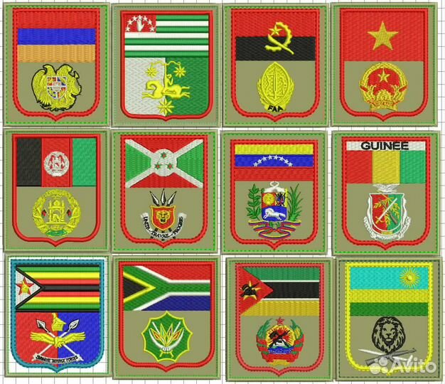 Шевроны нашивки для военных и охраны