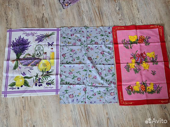 Полотенца новые льняные, вафельные, махровые СССР