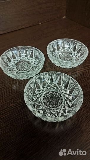 Икорница розетка хрусталь