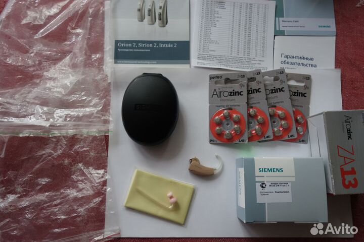 Слуховой аппарат Siemens intuis 2m + Батарейки