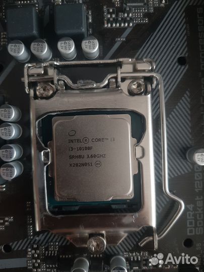 Комплект i3 10100f + H410M H V3 + кулер