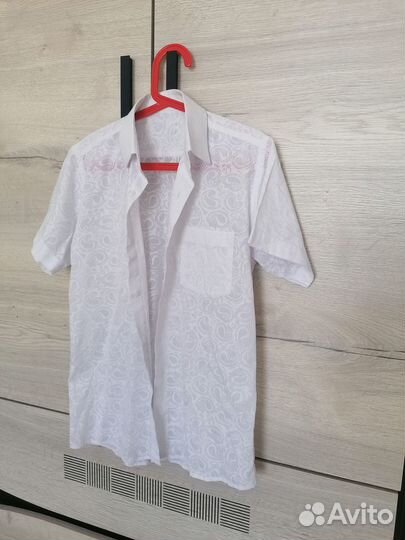 Рубашка школьная белая для мальчика