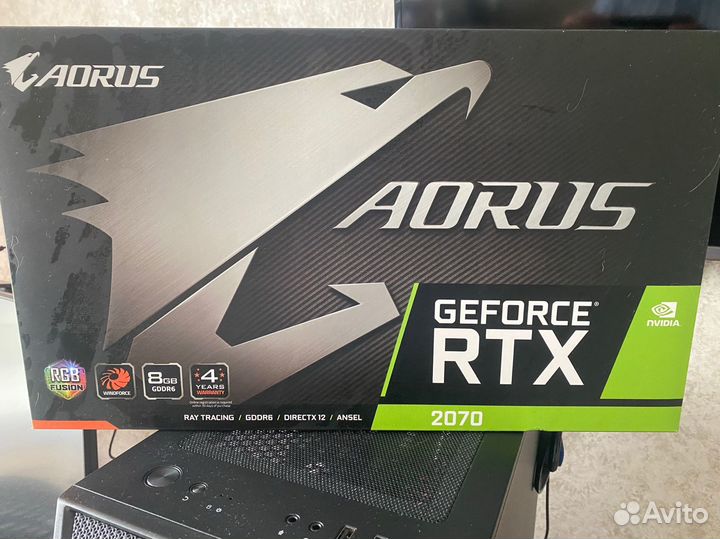 RTX 2070 aorus gigabyte 8GB