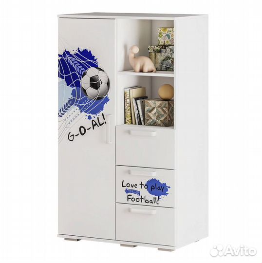 Детский шкаф шк-10 король спорта в наличии