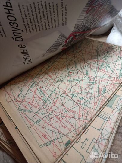 Вкладыши журнала Burda с выкройками