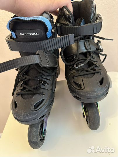 Детские раздвижные ролики reaction р 32-35