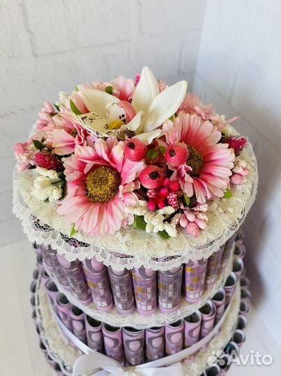 Денежный тортик