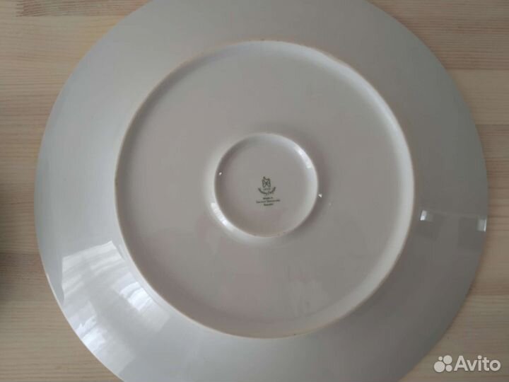 Блюдо фарфор Мейсенский букет