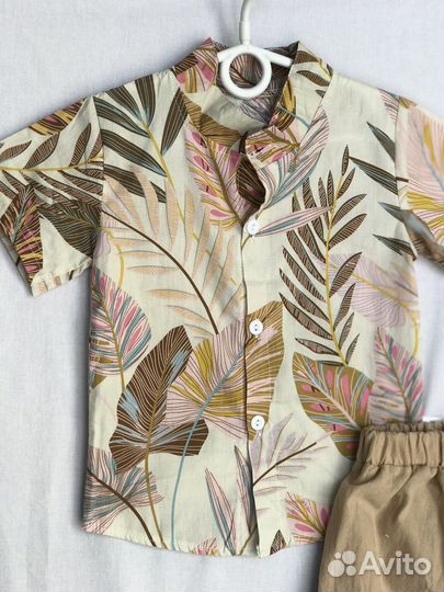 Детская одежда рубашка и шорты костюм