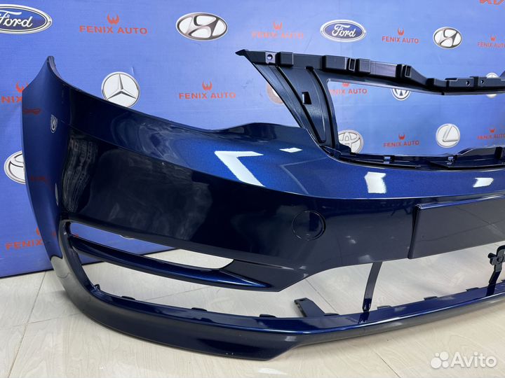Бампер передний Kia Rio 3 с 15-17 г. цвет Синий