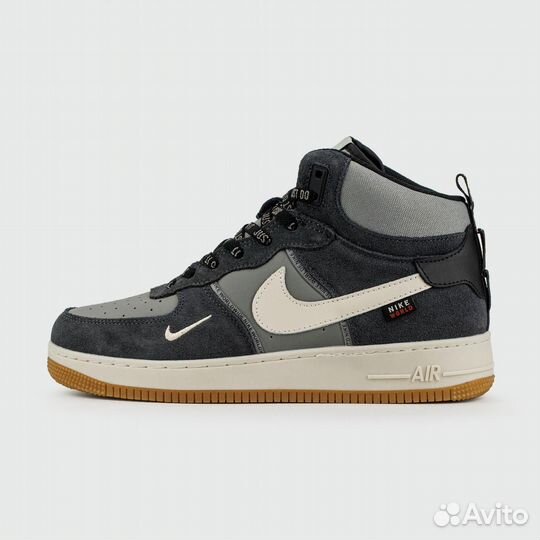 Кроссовки Nike Air Force 1 Mid Blue / L.Grey