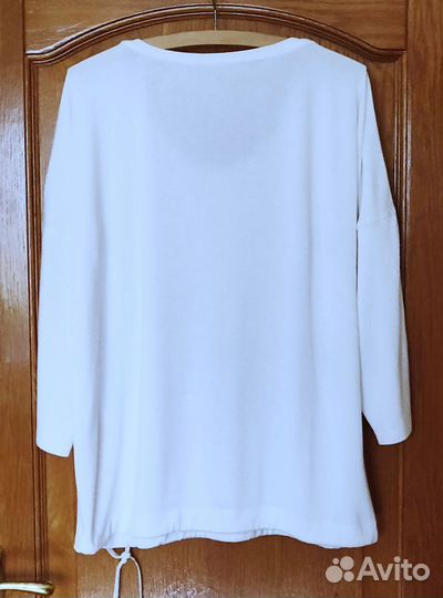 Джемпер Cecil XL 52 белый хлопок Германия