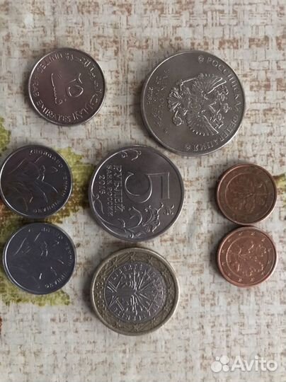 Монеты разные