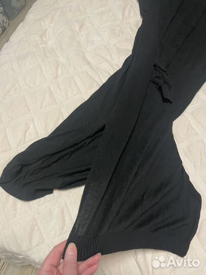 Платье трикотажное водолазка без рукавов