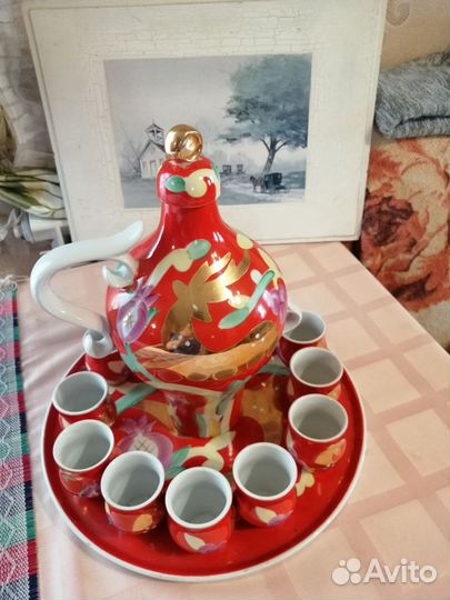 Лекёрный набор, Дулево,Золотой олень, СССР