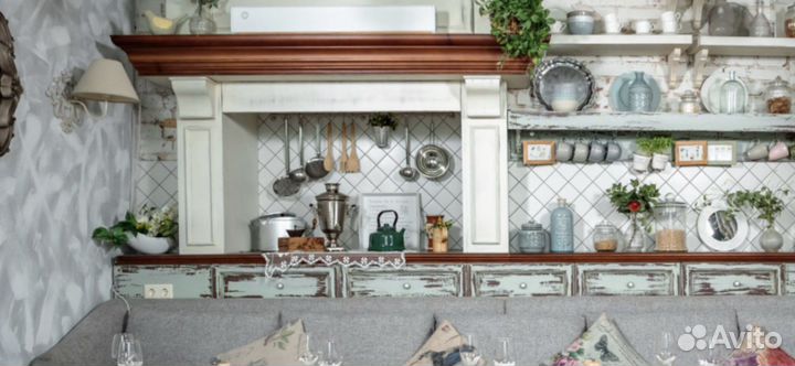 Имитация камина в интерьер