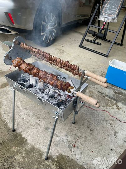 Мангал барбекю автоматический
