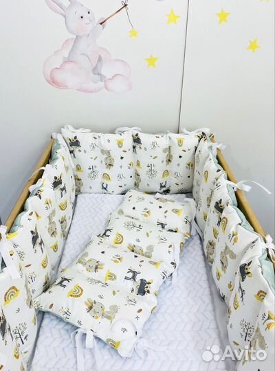 Бортики в кроватку