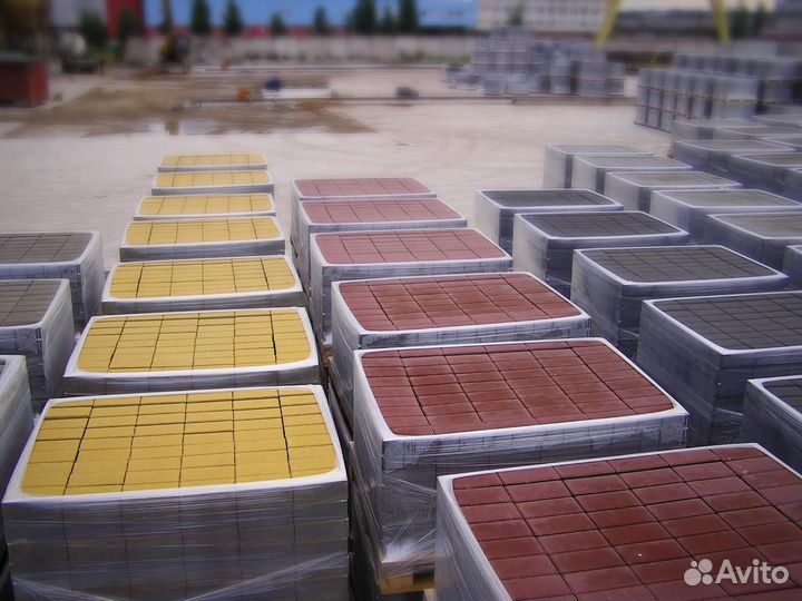 Тротуарная плитка корица