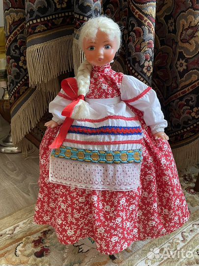 Кукла грелка на самовар, чайник. СССР