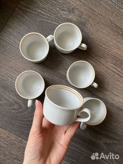 Чашки с блюдцем