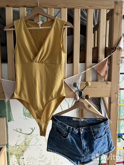 Шорты Zara и боди H&M