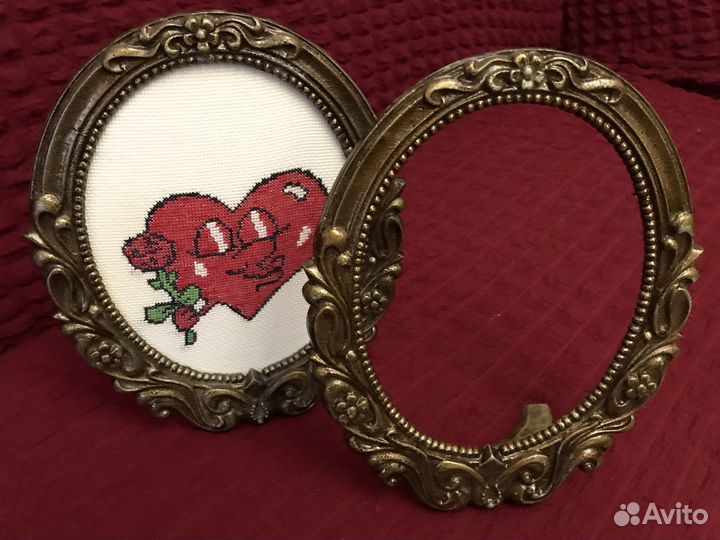 Рамка металл,27на22см.,ссср,на подставке