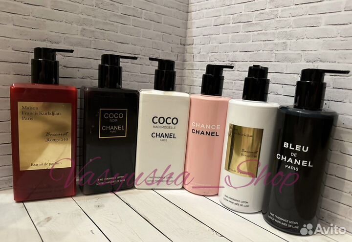 Лосьон для тела victoria secret, chanel, jo malone