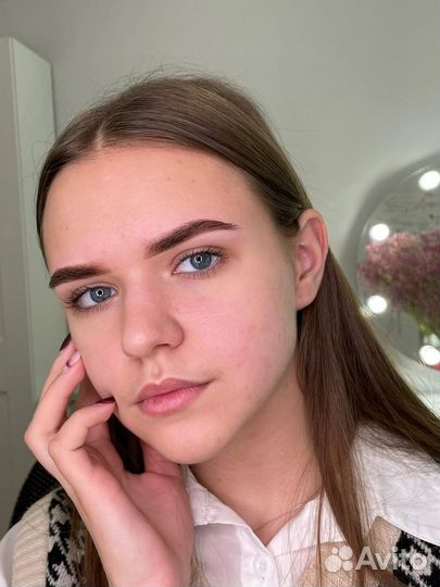 Окрашивание бровей