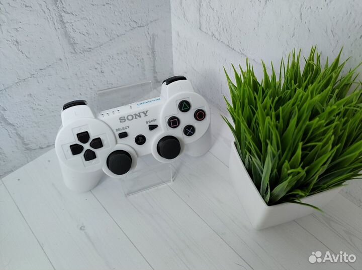 Беспроводной джойстик для PS3 Белый