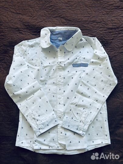 Рубашки на мальчика 116-128