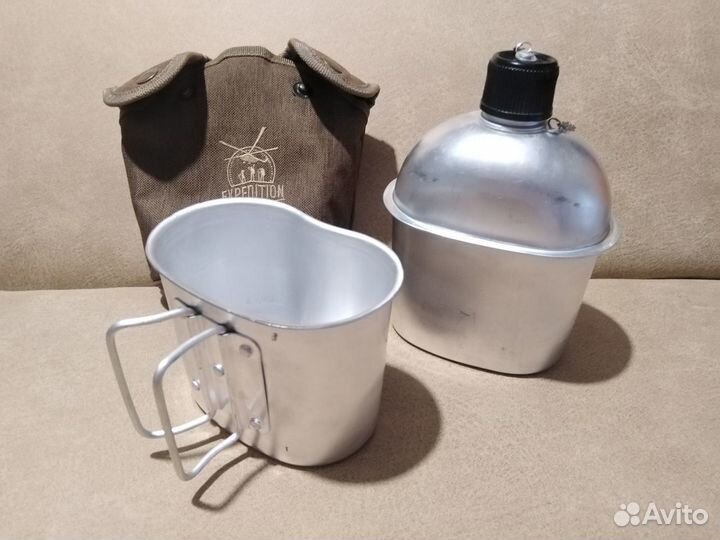 Фляга алюминиевая 