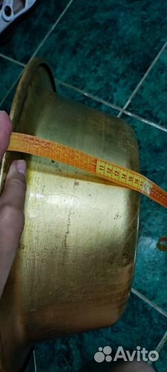 Латунный таз для варенья бу