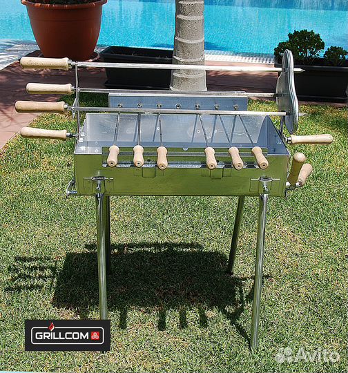 Мангал с электроприводом