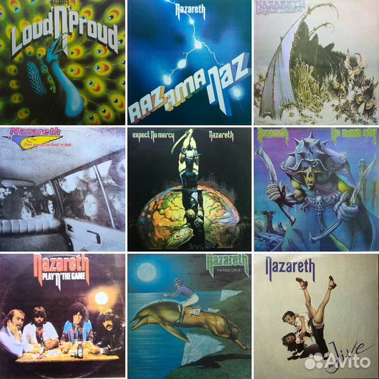 Виниловые пластинки. Зарубежный рок ч.1