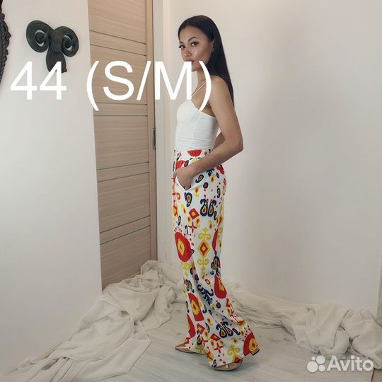 Яркие широкие брюки Kamillux 44 (S/M)