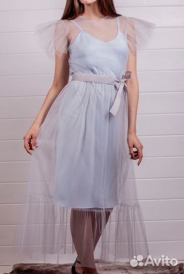 Платье из фатина