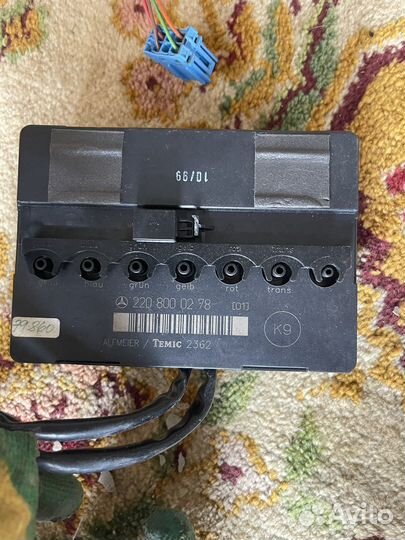 Блок комфорта mercedes w220